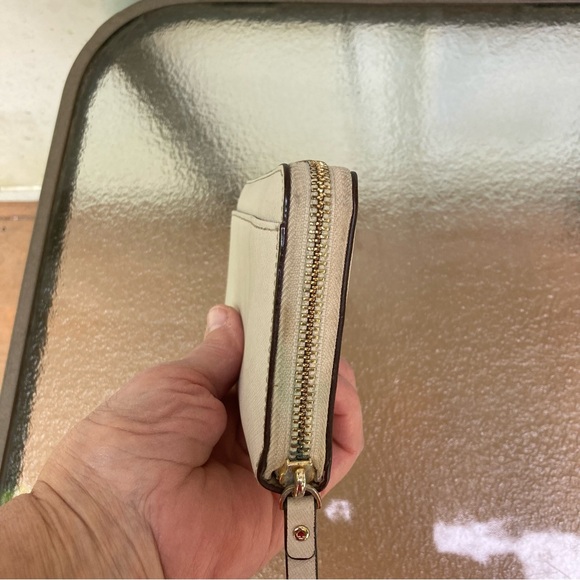 Preowned Kate Spade Madison Saffiano Leather Large Continental Wallet Conch Pink - Picture 8 of 14